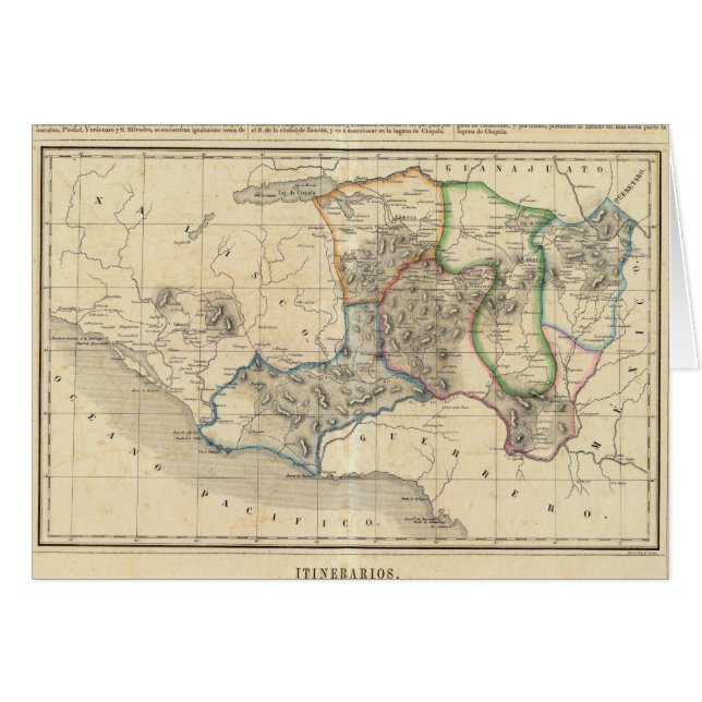 Cartão Michoacan, México 2 (Frente Horizontal)