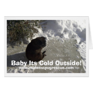 Cartão Mickey Snow Day, Bebê Está Frio Lá Fora! , www...