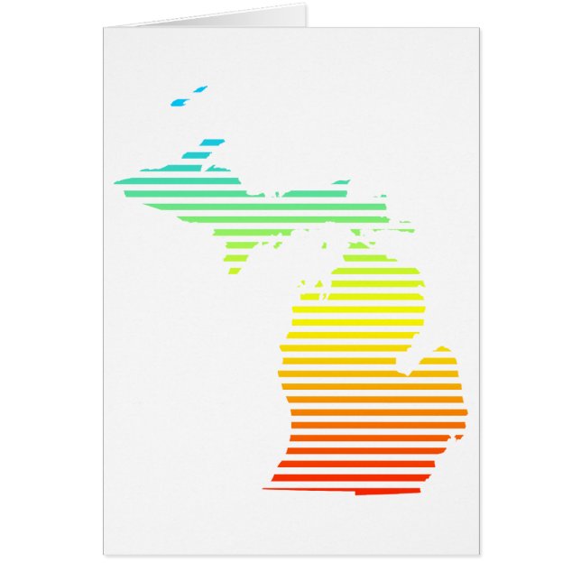 Cartão micMichigan chill fade (Frente)