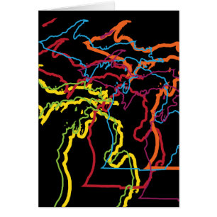 Cartão micMichigan pride blur