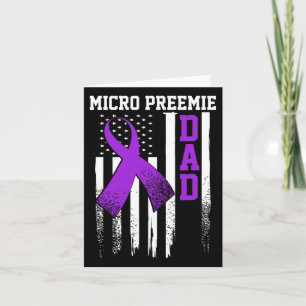 Cartão Micro Prematuro Nicu Novo Pai Nascimento Prematuro