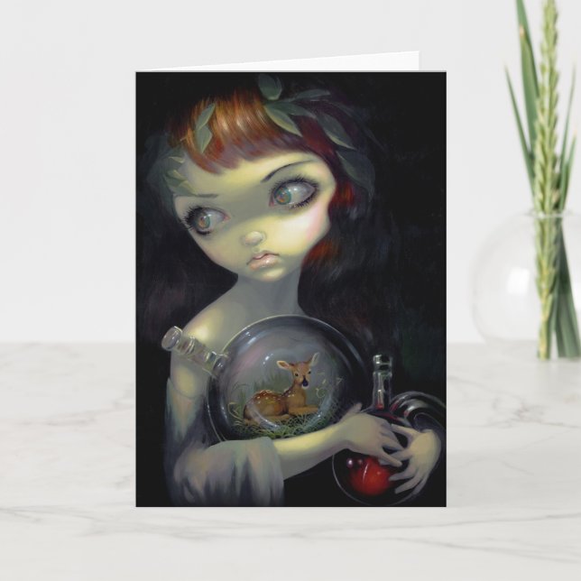 Cartão "Microcosm: Fawn" Greeting Card (Frente)