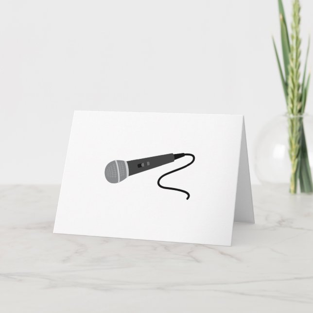 Cartão Microfone (Frente)