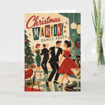 Mid Century Hip Martini Dance Christmas Party