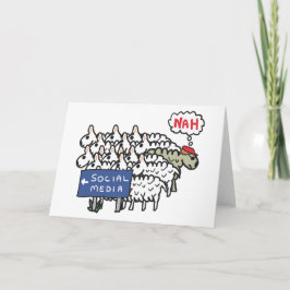 Cartão Mídia antissocial