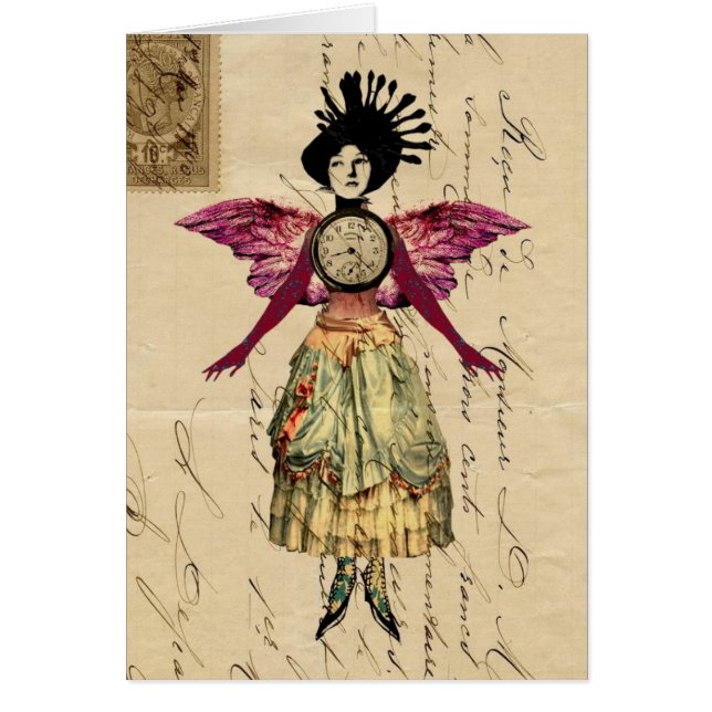 Cartão Mídia mista de arte digital (Frente)