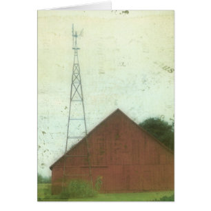 Cartão Mídia mista Red Barn - Ocasião