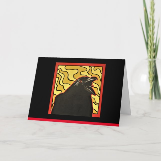 CARTÃO '' MIDNIGHT CROW '' (Frente)