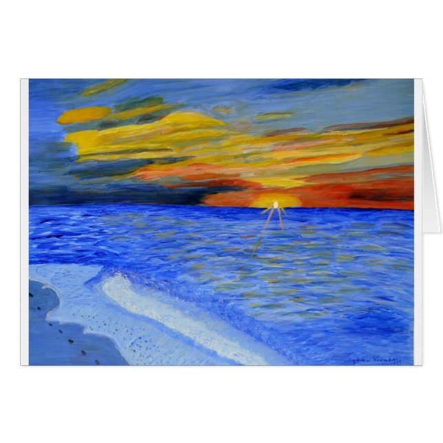 Cartão Milagre do Sunset (Frente Horizontal)