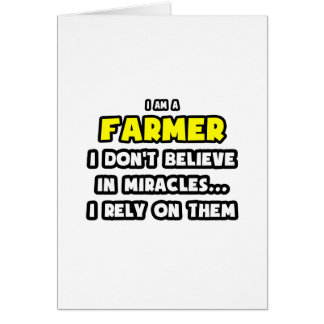 Cartão Milagres e Agricultores ... Engraçado