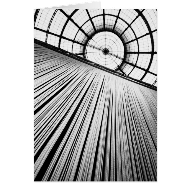 Cartão Milano Itália, exibição na Galleria (Frente)