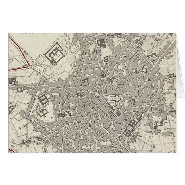 Cartão Milão Milano (Frente Horizontal)