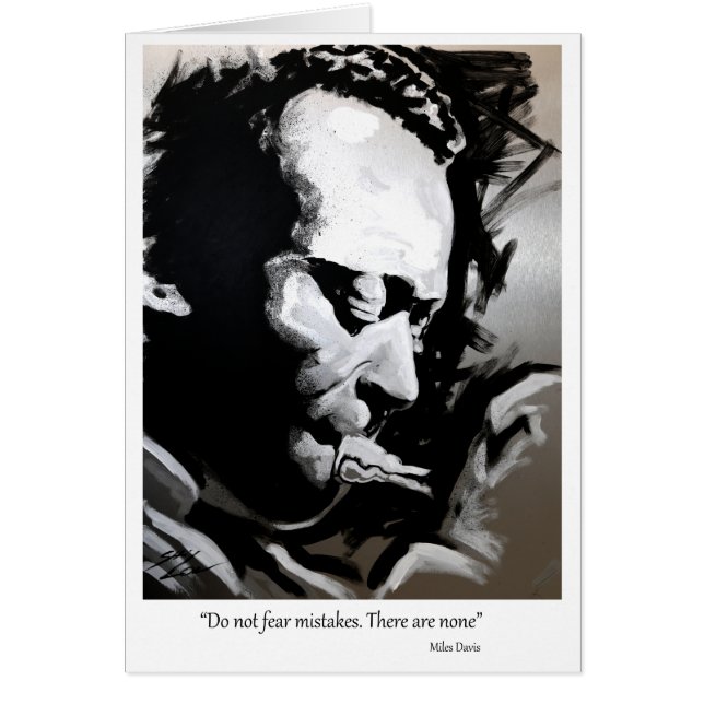 Cartão Miles Davis (Frente)