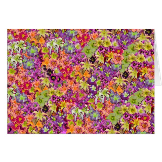 Cartão Milhares de hemerocallis! (Frente Horizontal)