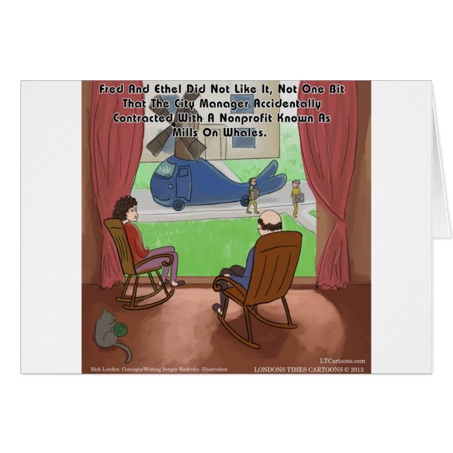 Cartão Milhas Em Baleias Engraçadas (Frente Horizontal)