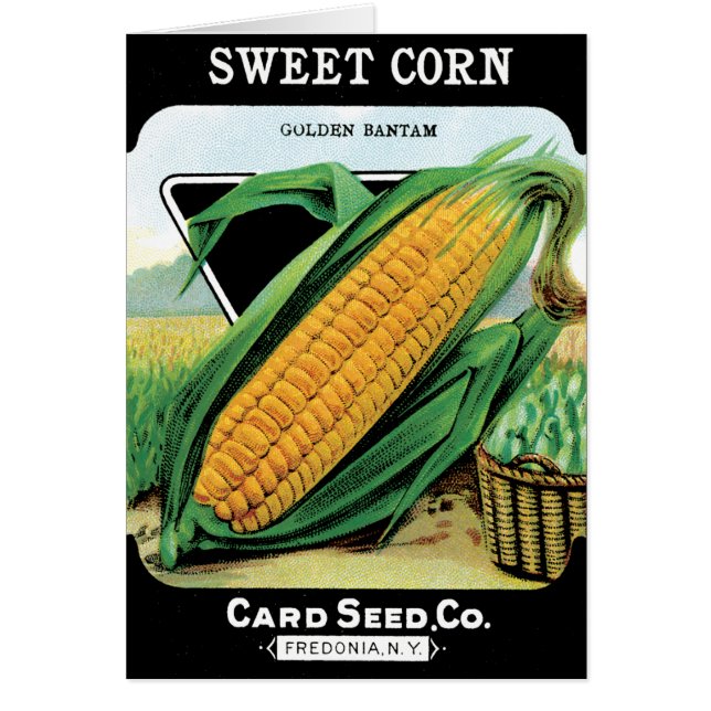 Cartão Milho crescente (Frente)