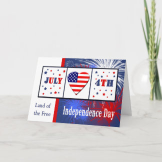 Cartão Militar 4 de julho