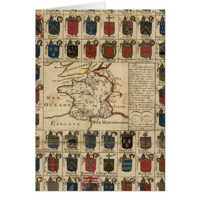 Cartão Militar da França (Frente)