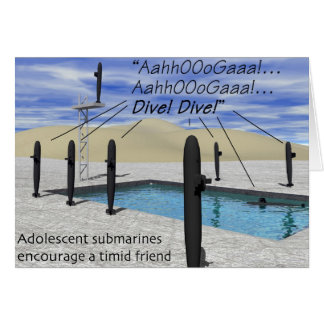 Cartão Militar - Submarino