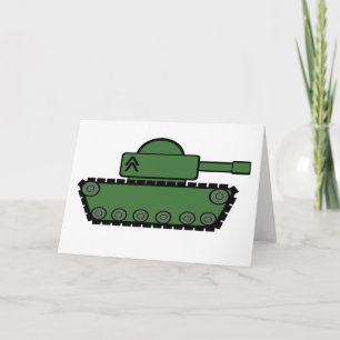 Cartão Military Tank