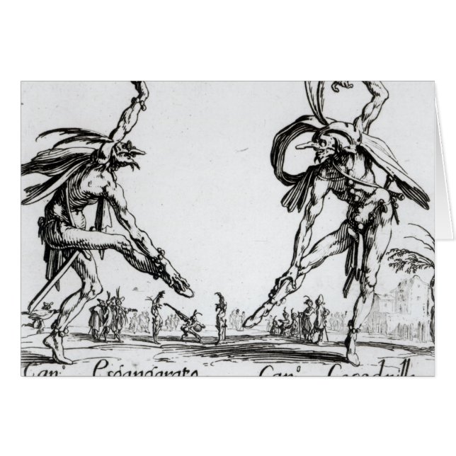 Cartão Mim Balli de Spessanei, ou Le Grandioso Chasse (Frente Horizontal)