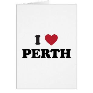 Cartão Mim coração Perth Austrália