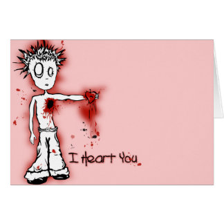 Cartão Mim coração que você carda
