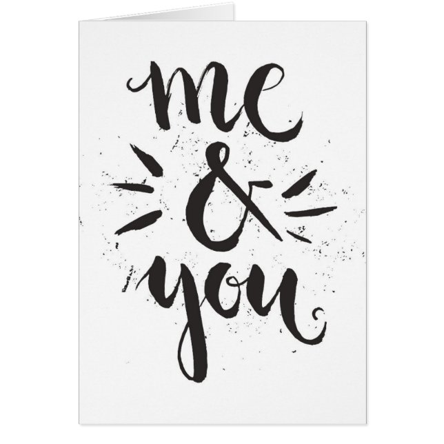 Cartão Mim e você (Frente)