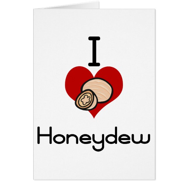 Cartão Mim honeydew de amor ódio (Frente)