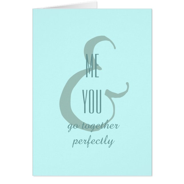 Cartão Mim & você (Frente)