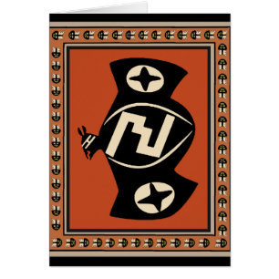 Cartão Mimbres Tribal Bat