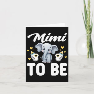 Cartão Mimi Para ser Elefante Bebê Mamãe Mamãe Mãe Mães D