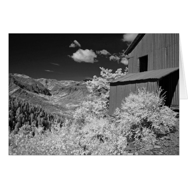 Cartão Mina de ouro abandonada (Frente Horizontal)