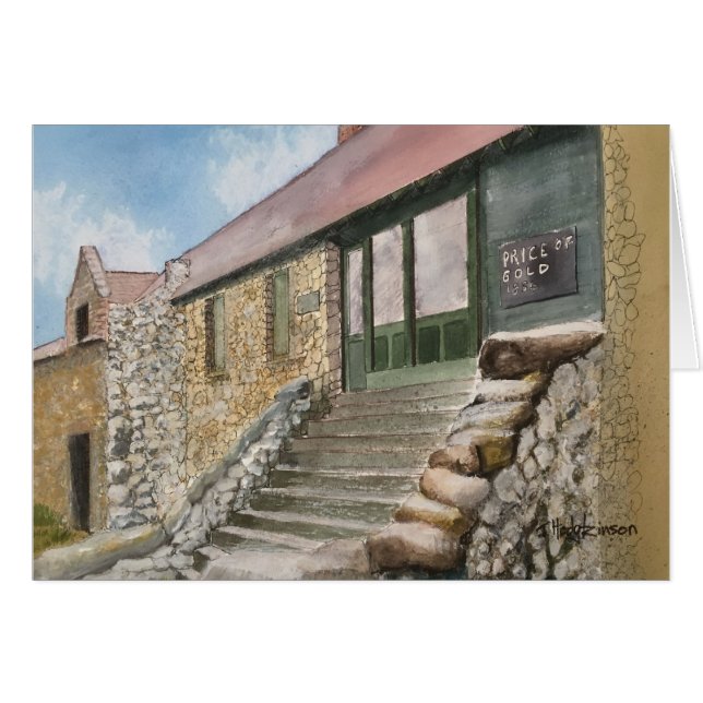 CARTÃO MINA DO IMPÉRIO, CIDADE DE NEVADA, CALIFÓRNIA, (Frente Horizontal)