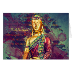 Cartão Mindfulness Buddha