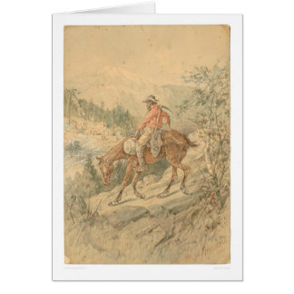 Cartão Mineiro a cavalo (0692A)