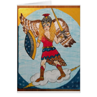 Cartão Minerva /Athena - deusa da sabedoria