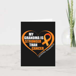 Cartão Minha Avó É Mais Forte Que A Leucemia Cancer Aware
