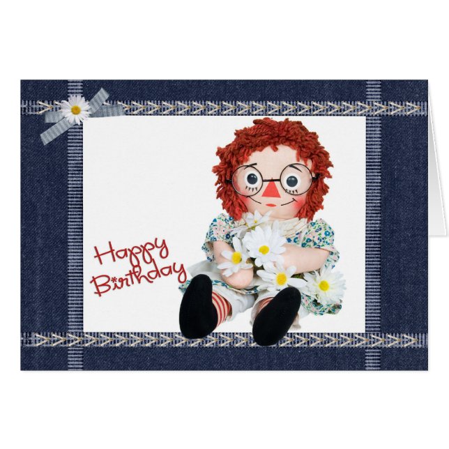 Cartão Minha Boneca Favorita (Frente Horizontal)