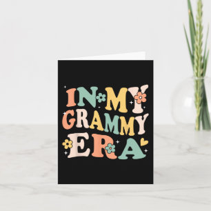 Cartão Minha Era Grammy Engraçado Sarcástico Groovy Retro