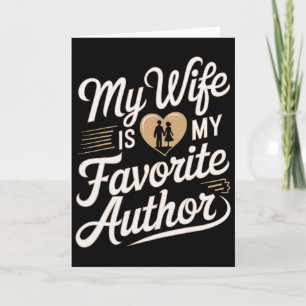 Cartão Minha Esposa É Minha Roupa De Autor Favorito Frase