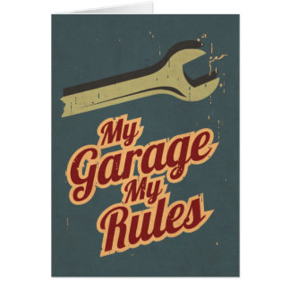 Cartão Minha garagem minhas regras