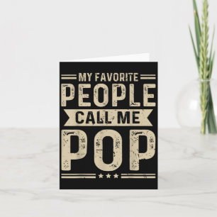Cartão Minha Gente Favorita Me Chama de Vovô Pop Engraçad