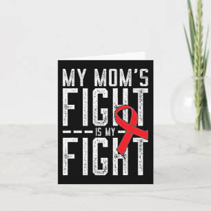 Cartão Minha Luta de Mães é Minha Luta Contra o Cancer Sa
