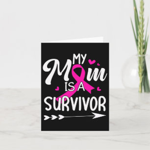 Cartão Minha Mãe É Uma Consciência De Cancer De Sobrevivê
