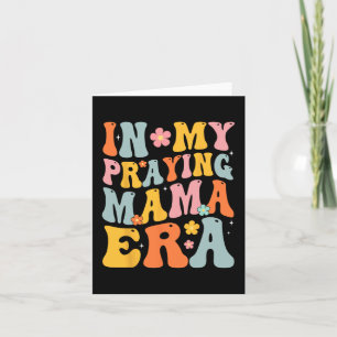Cartão Minha Mãe Orante Era Mãe Religiosa Mãe Cristã