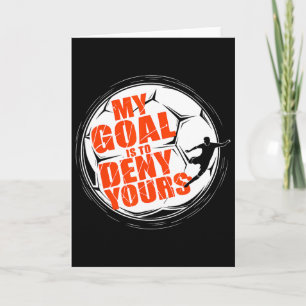 Cartão Minha Meta É Negar A Sua Camiseta Futebol Homens M