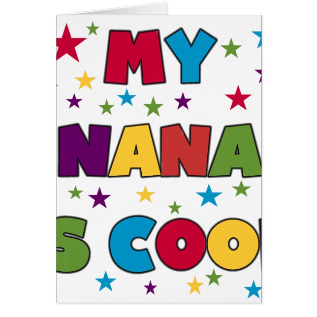 Cartão Minha Nana é legal (Frente)