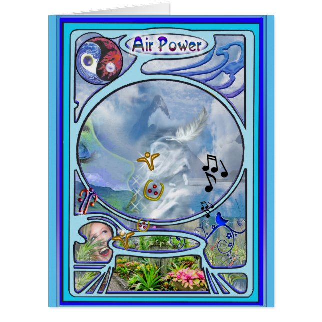 Cartão Minha Placa de Energia de Ar (Frente)