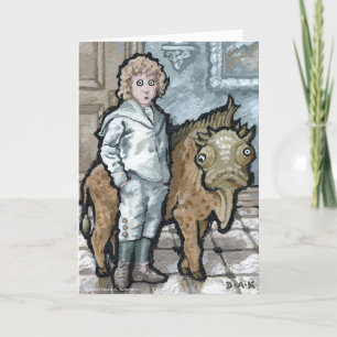 Cartão Minha primeira frase nº 4 - saudação surreal do De